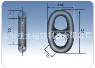安徽亞太船用錨鏈的實物圖
